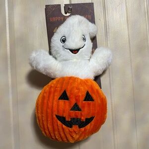 Happy  |  Halloween 🎃 Ghost 👻 Batt With |  Squeaky Plush Dog Toy  9” ..
